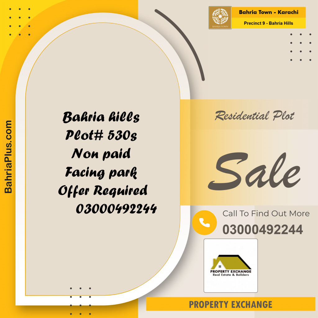 Residential Plot for Sale in Precinct 9 - Bahria Hills -  Bahria Town, Karachi - (BP-154887)