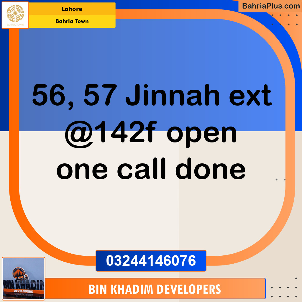 Residential Plot for Sale in Bahria Town, Lahore - (BP-155110)