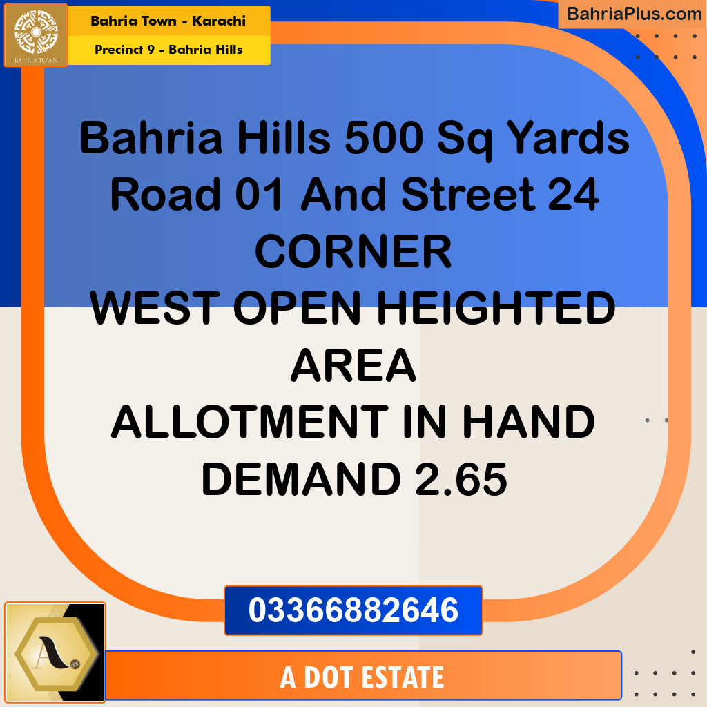 Residential Plot for Sale in Precinct 9 - Bahria Hills -  Bahria Town, Karachi - (BP-155374)