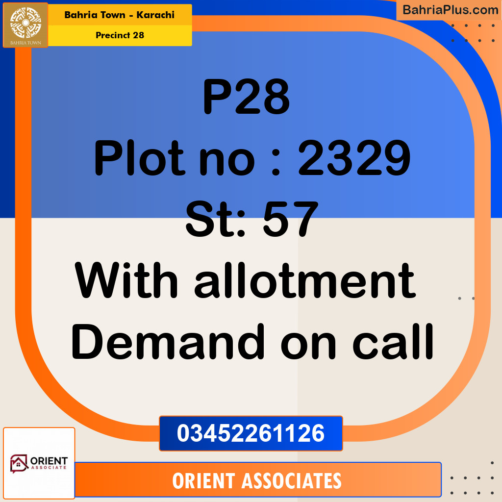 125 Sq. Yards Residential Plot for Sale in Precinct 28 -  Bahria Town, Karachi - (BP-155661)