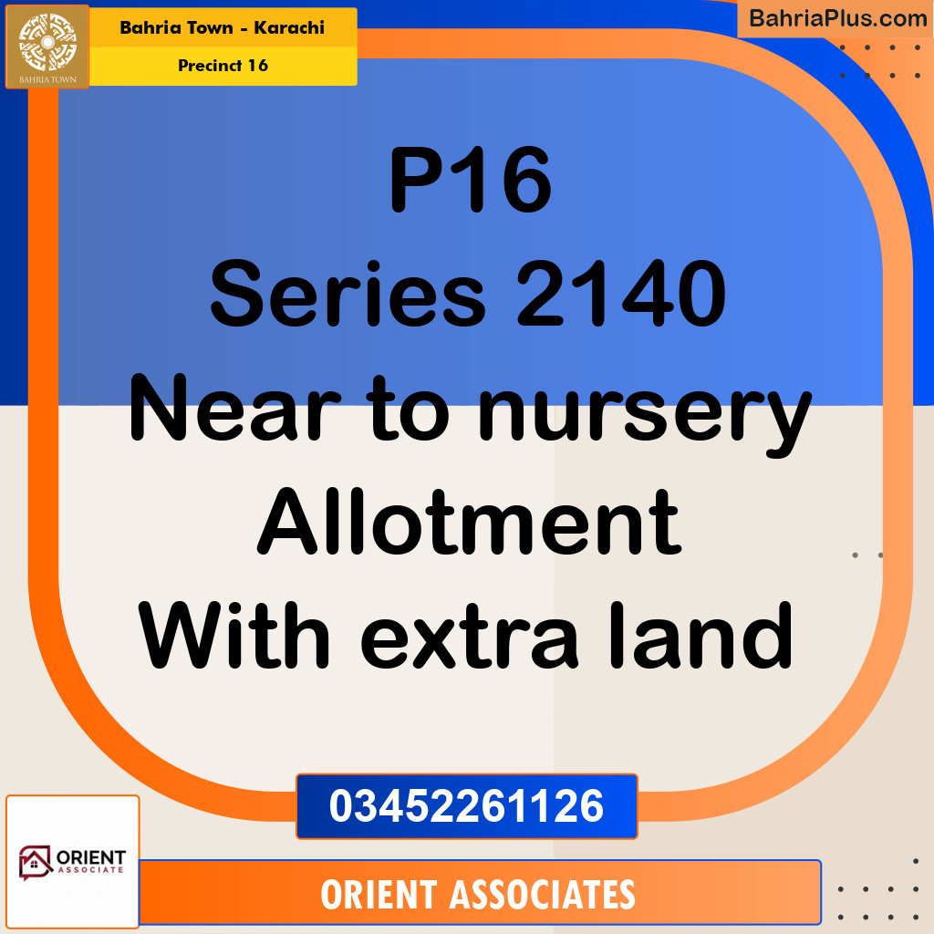 250 Sq. Yards Residential Plot for Sale in Precinct 16 -  Bahria Town, Karachi - (BP-155684)