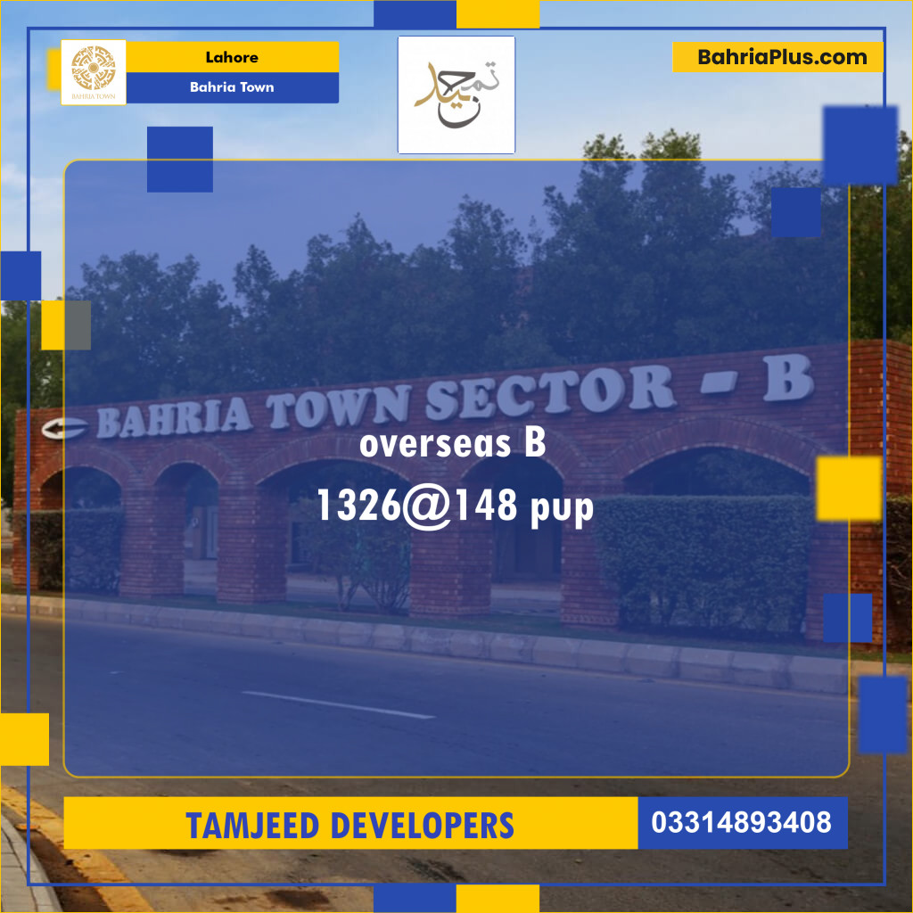 Residential Plot for Sale in Bahria Town, Lahore - (BP-155736)