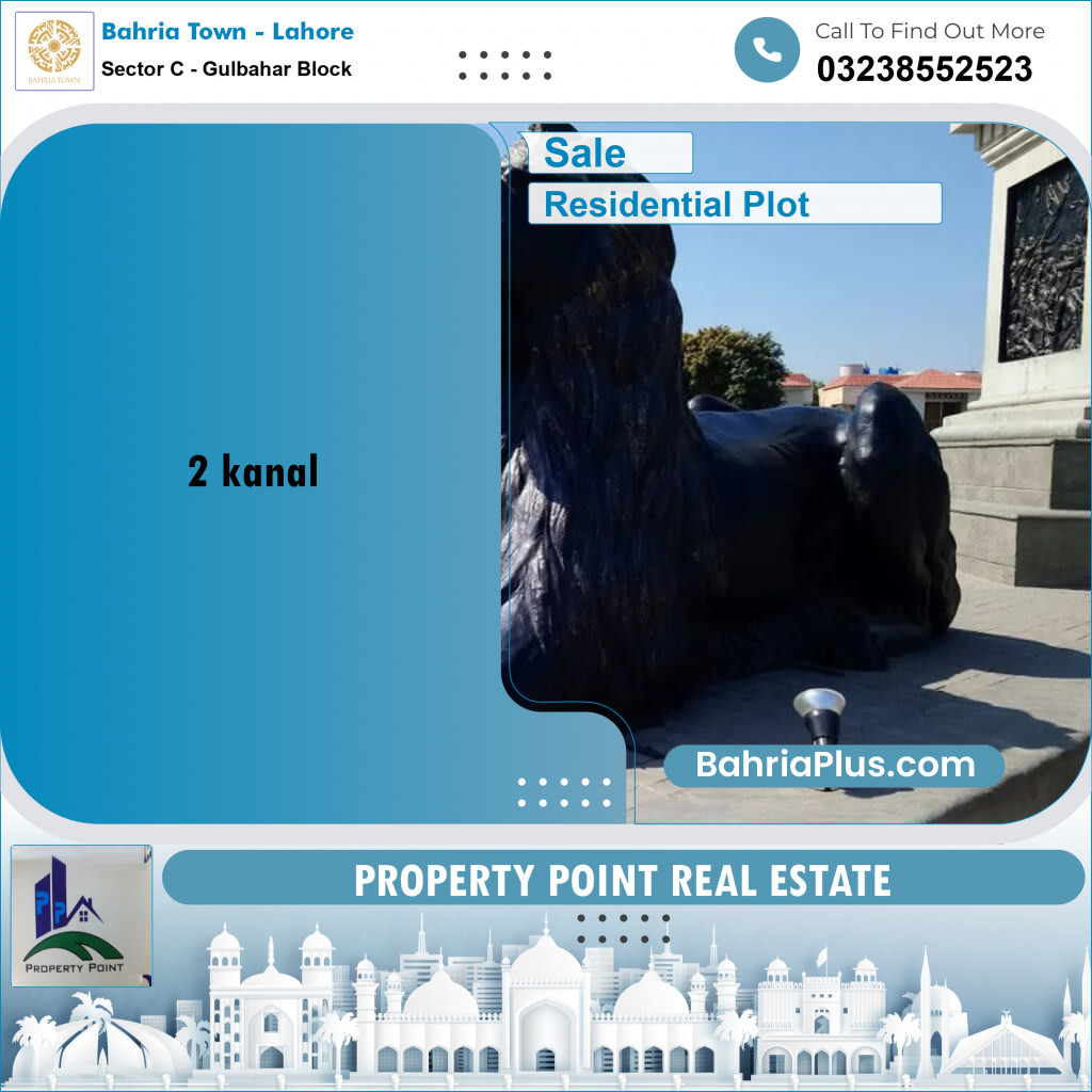 Residential Plot for Sale in Sector C - Gulbahar Block -  Bahria Town, Lahore - (BP-155786)
