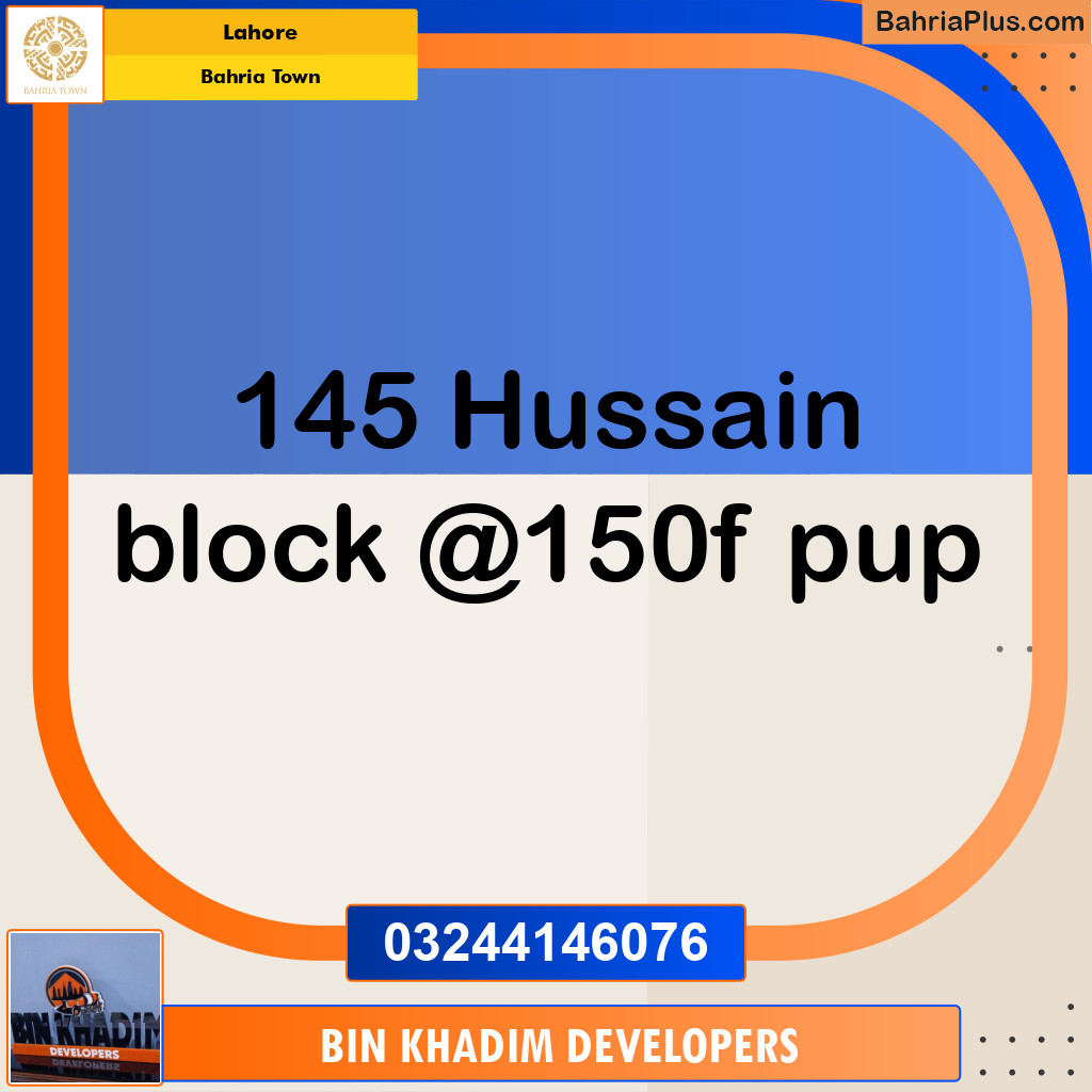 Residential Plot for Sale in Bahria Town, Lahore - (BP-155944)