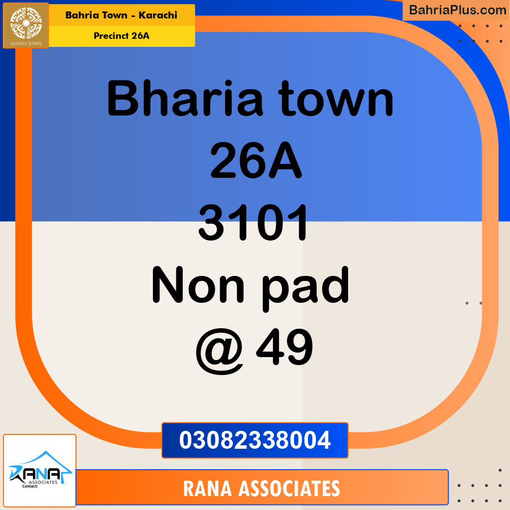 125 Sq. Yards Residential Plot for Sale in Precinct 26A -  Bahria Town, Karachi - (BP-155991)