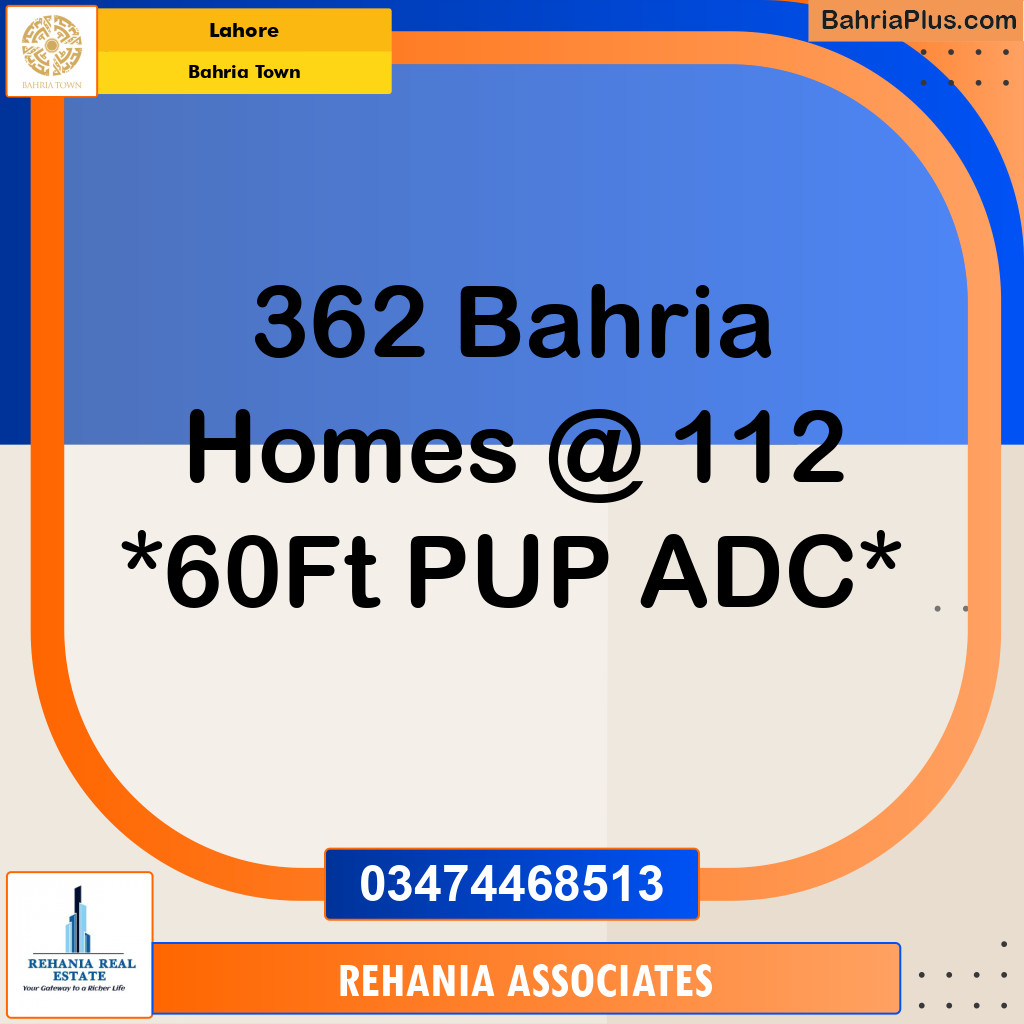Residential Plot for Sale in Sector E - Bahria Homes -  Bahria Town, Lahore - (BP-156082)