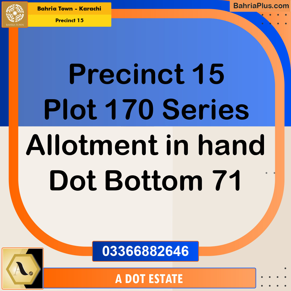 125 Sq. Yards Residential Plot for Sale in Precinct 15 -  Bahria Town, Karachi - (BP-156102)