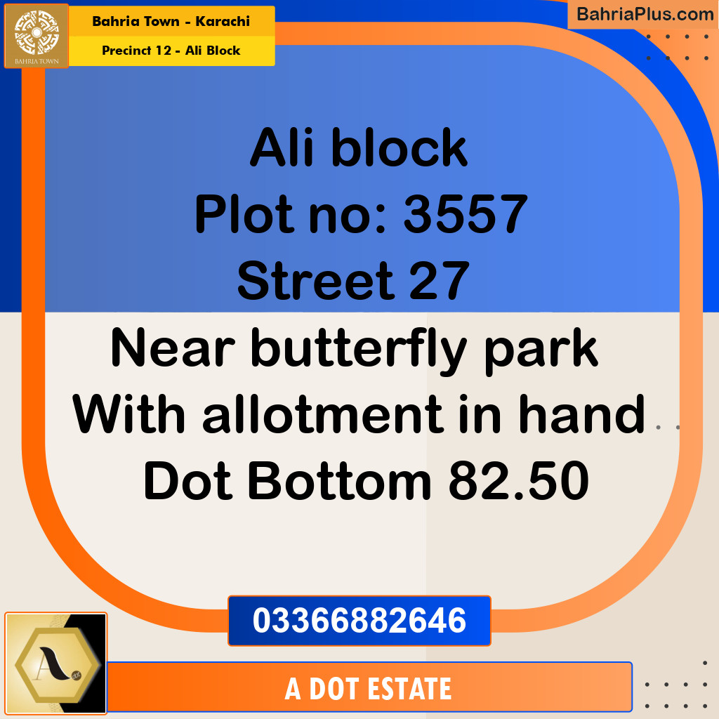 125 Sq. Yards Residential Plot for Sale in Precinct 12 - Ali Block -  Bahria Town, Karachi - (BP-156103)