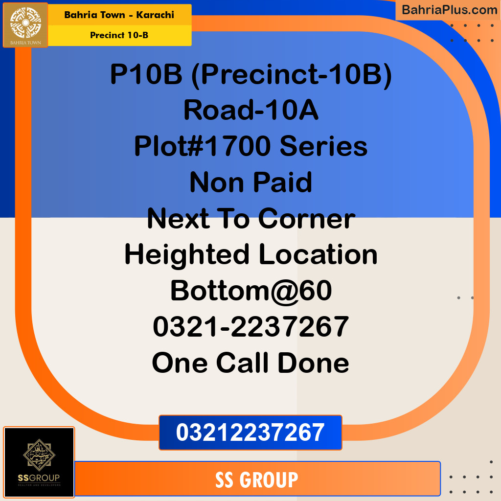 125 Sq. Yards Residential Plot for Sale in Precinct 10-B -  Bahria Town, Karachi - (BP-156324)