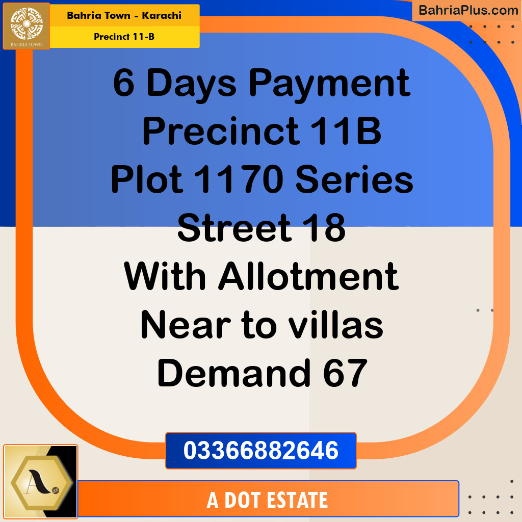 Residential Plot for Sale in Precinct 11-B - Bahria Town, Karachi - (BP-156371)
