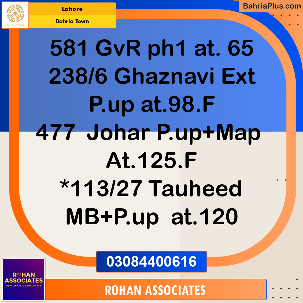 Residential Plot for Sale in Golf Phase 1 -  Bahria Town, Lahore - (BP-156705)