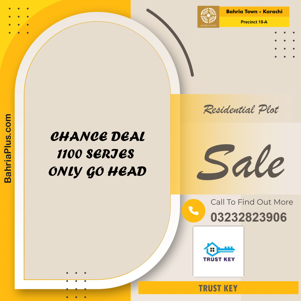 125 Sq. Yards Residential Plot for Sale in Precinct 15-A - Bahria Town, Karachi - (BP-156747)