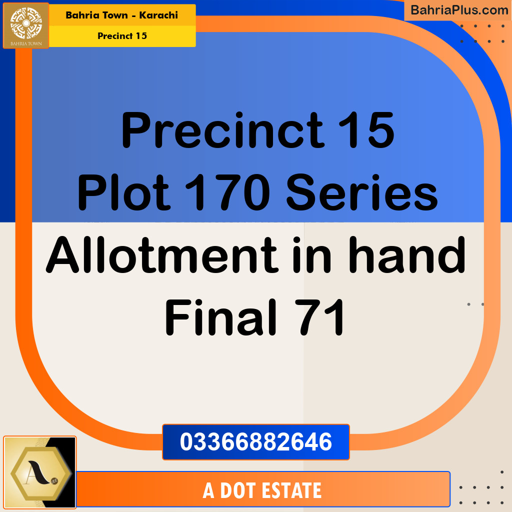 125 Sq. Yards Residential Plot for Sale in Precinct 15 -  Bahria Town, Karachi - (BP-156922)