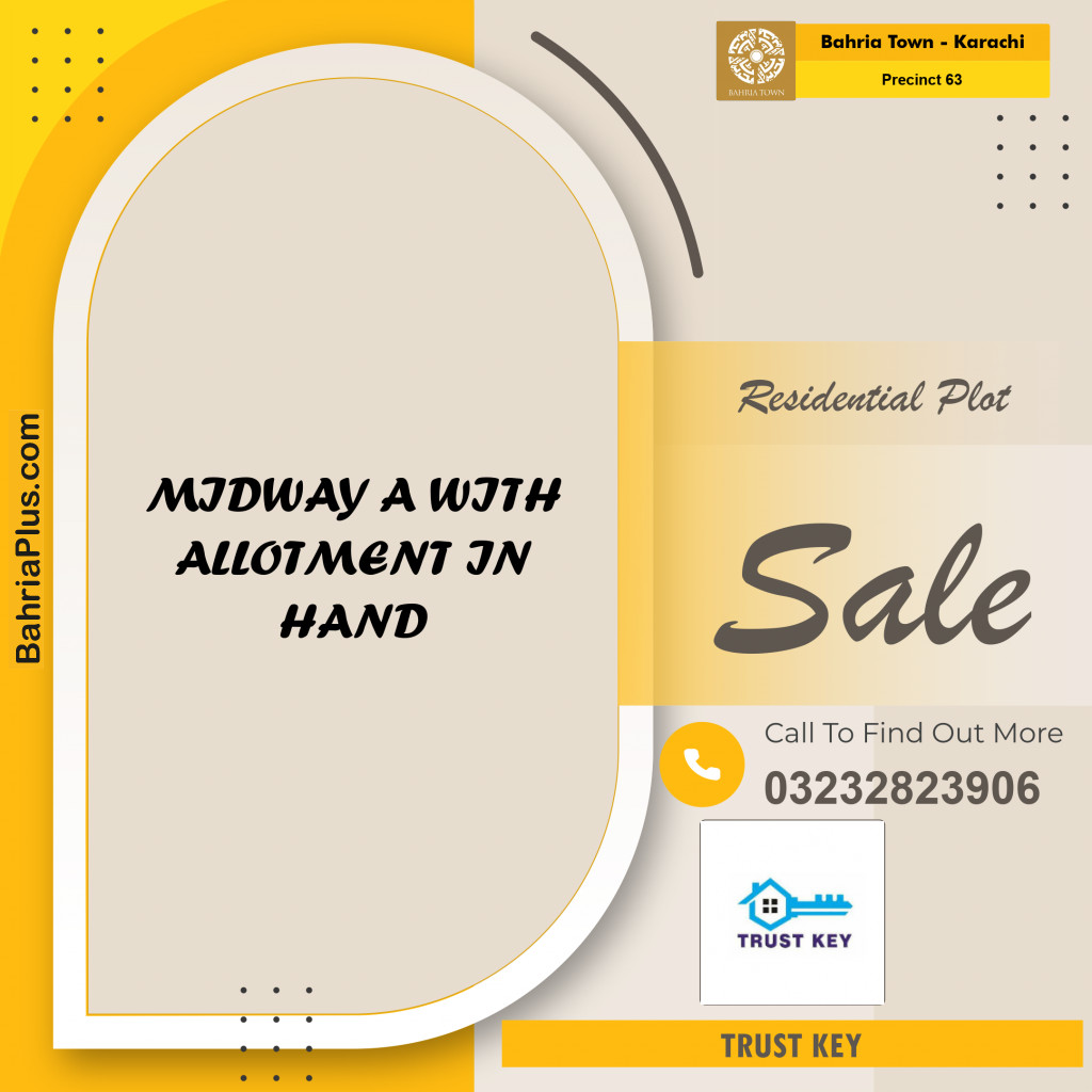Residential Plot for Sale in Precinct 63 -  Bahria Town, Karachi - (BP-157031)