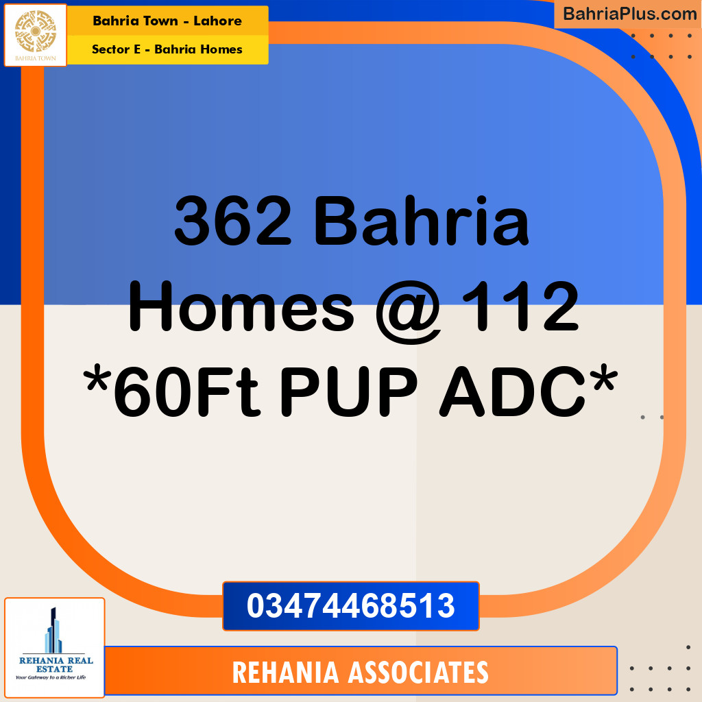 Residential Plot for Sale in Sector E - Bahria Homes -  Bahria Town, Lahore - (BP-157236)