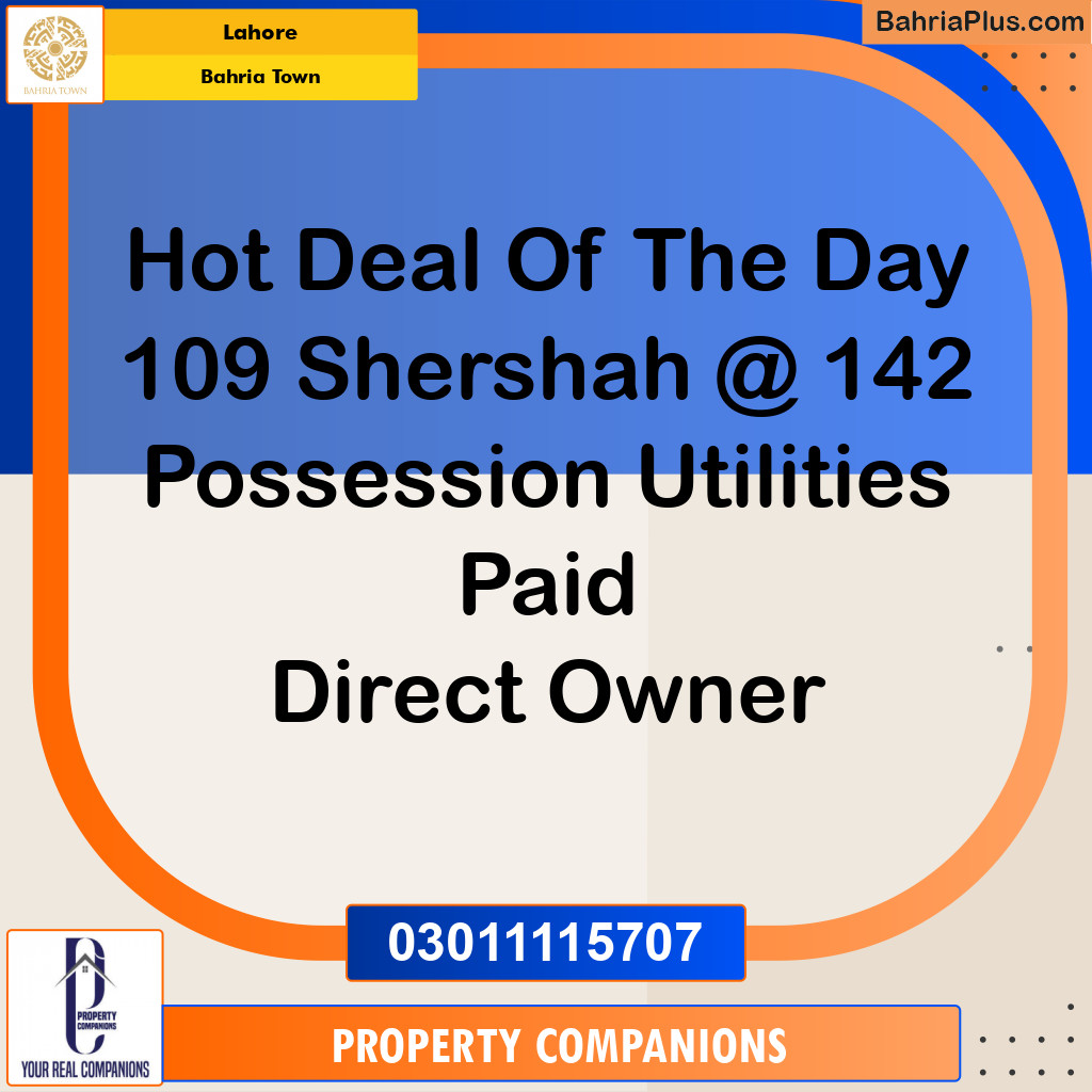 Residential Plot for Sale in Bahria Town, Lahore - (BP-157739)