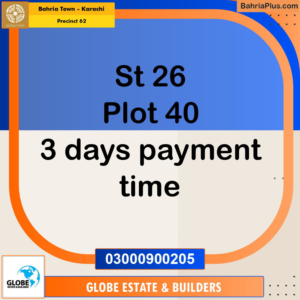 Residential Plot for Sale in Precinct 62 -  Bahria Town, Karachi - (BP-157984)