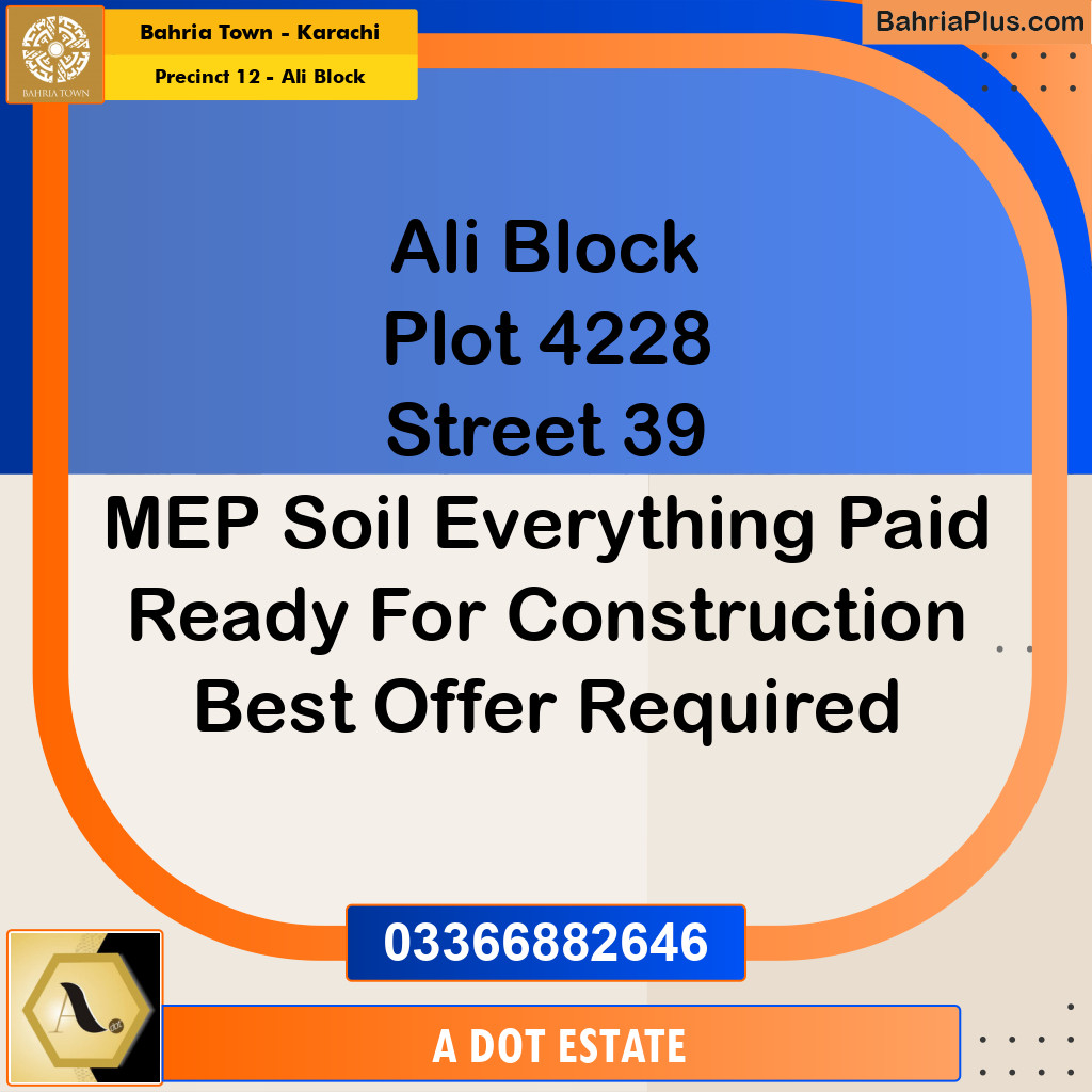 125 Sq. Yards Residential Plot for Sale in Precinct 12 - Ali Block -  Bahria Town, Karachi - (BP-158134)