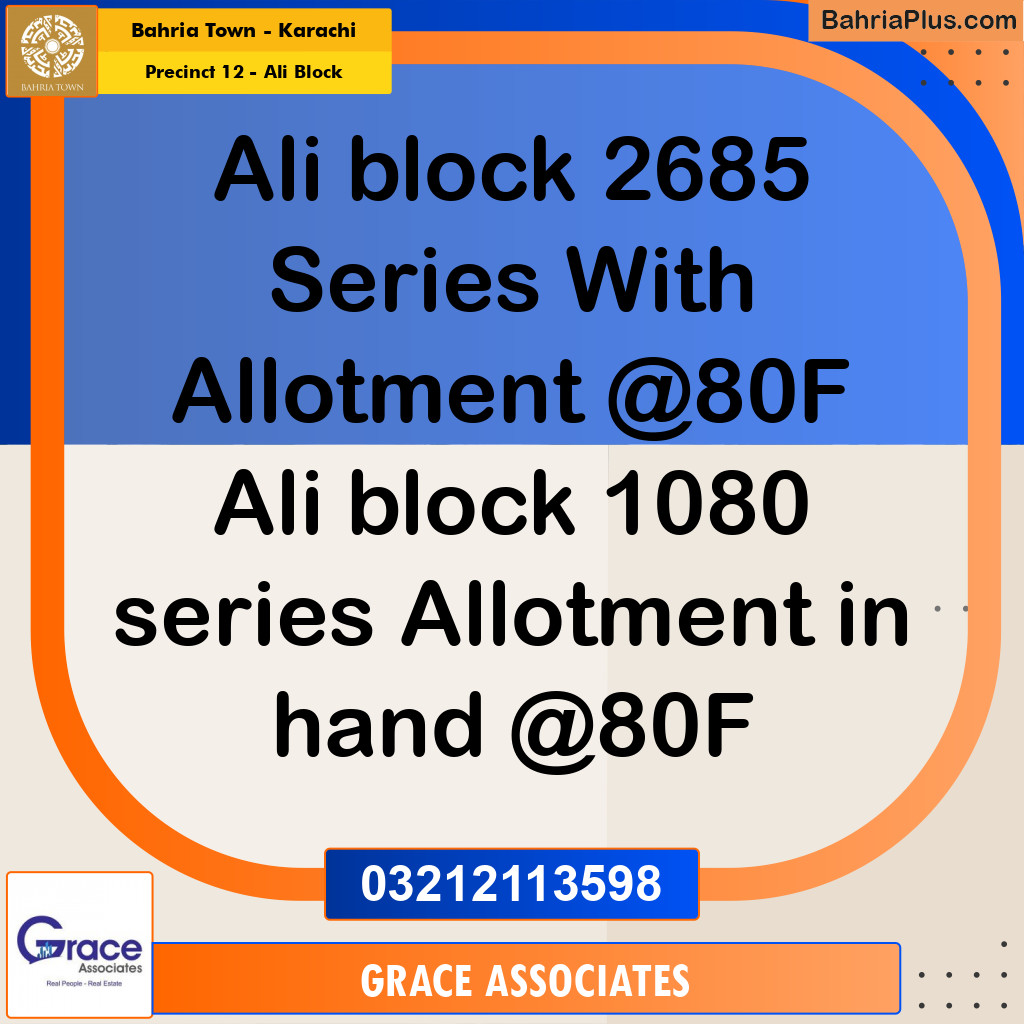125 Sq. Yards Residential Plot for Sale in Precinct 12 - Ali Block -  Bahria Town, Karachi - (BP-158172)