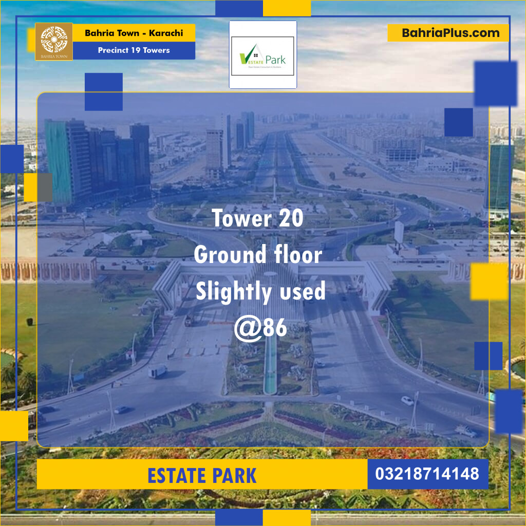 Residential Plot for Sale in Precinct 19 Towers -  Bahria Town, Karachi - (BP-158565)