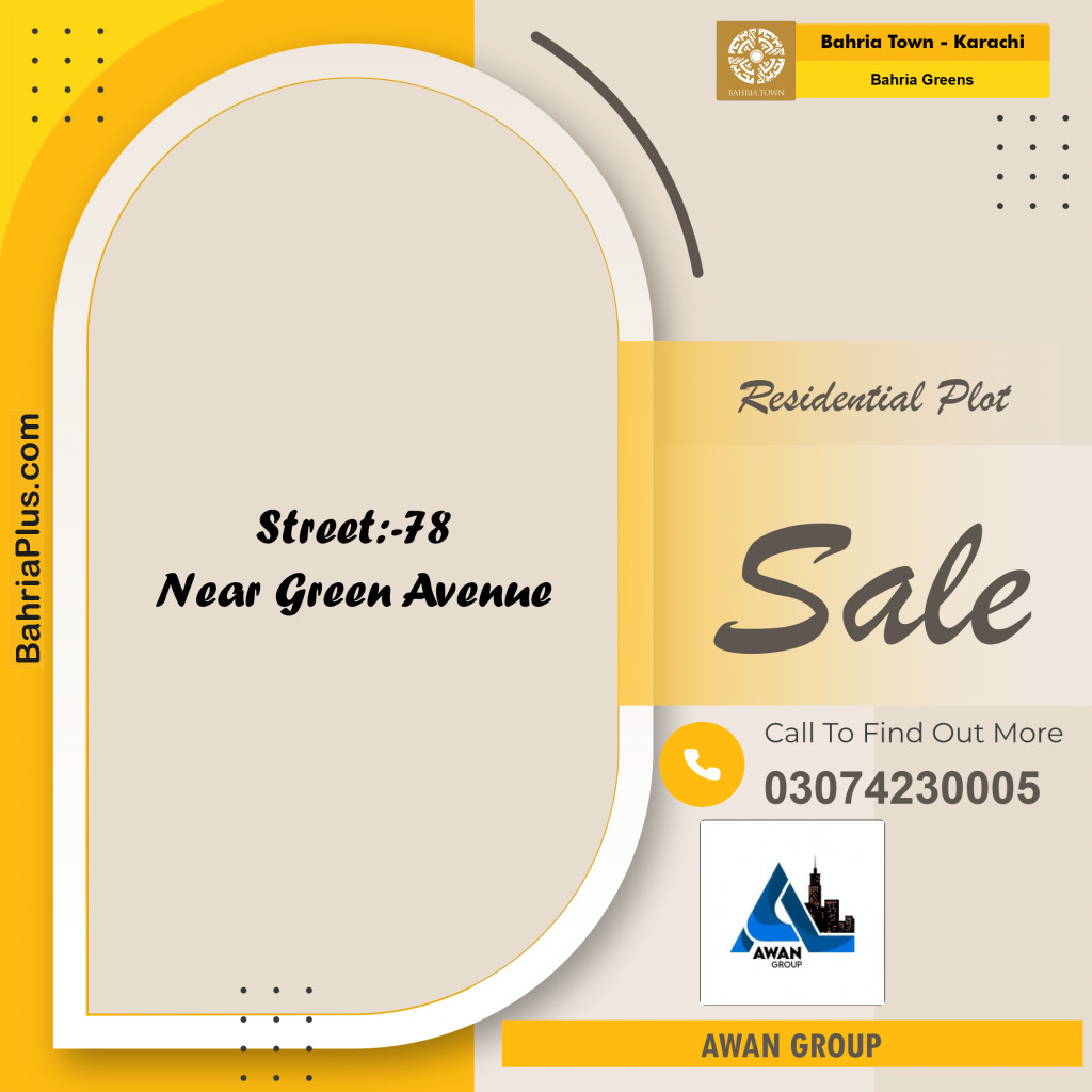 75 Sq. Yards Residential Plot for Sale in Bahria Greens -  Bahria Town, Karachi - (BP-158758)