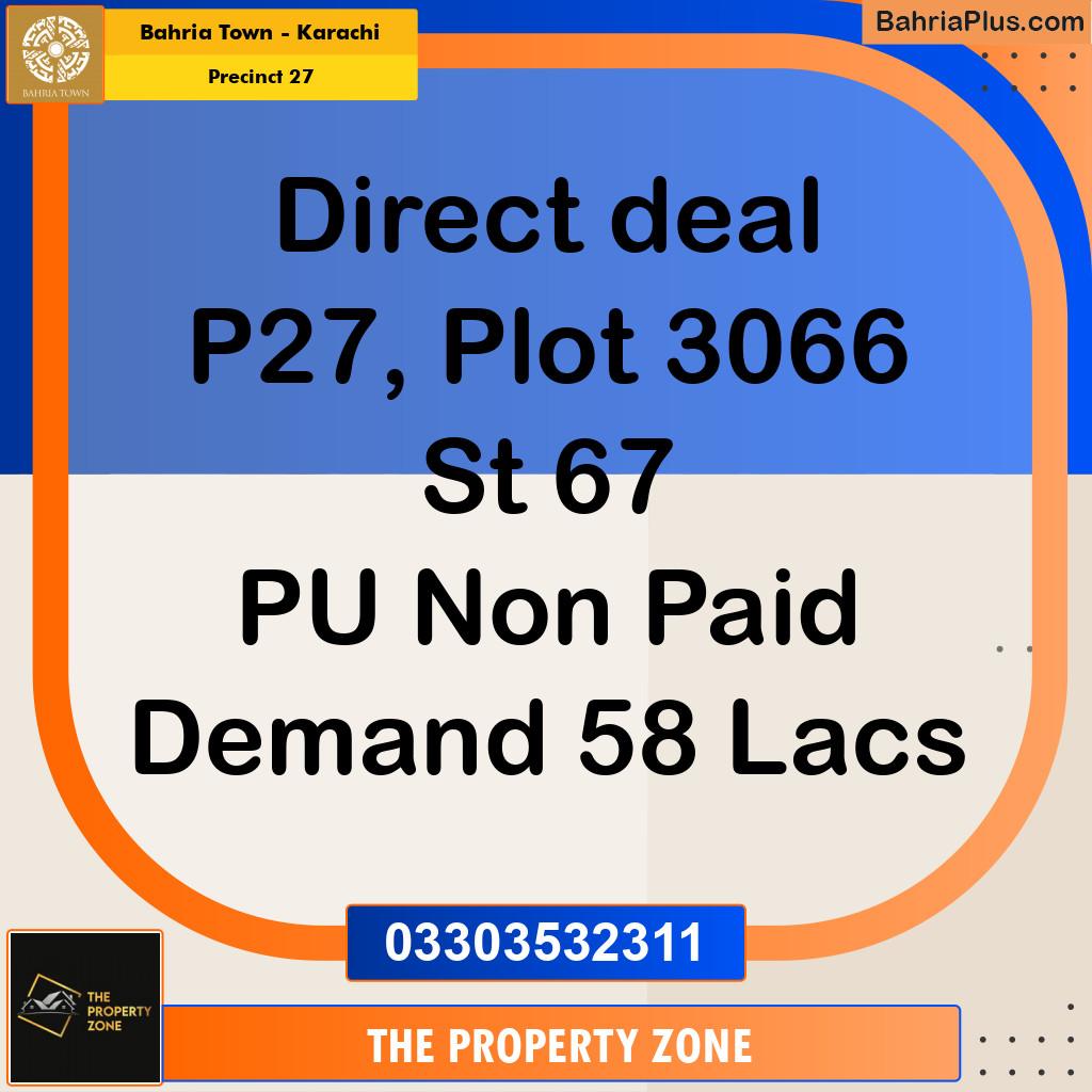 Residential Plot for Sale in Precinct 27 -  Bahria Town, Karachi - (BP-159008)