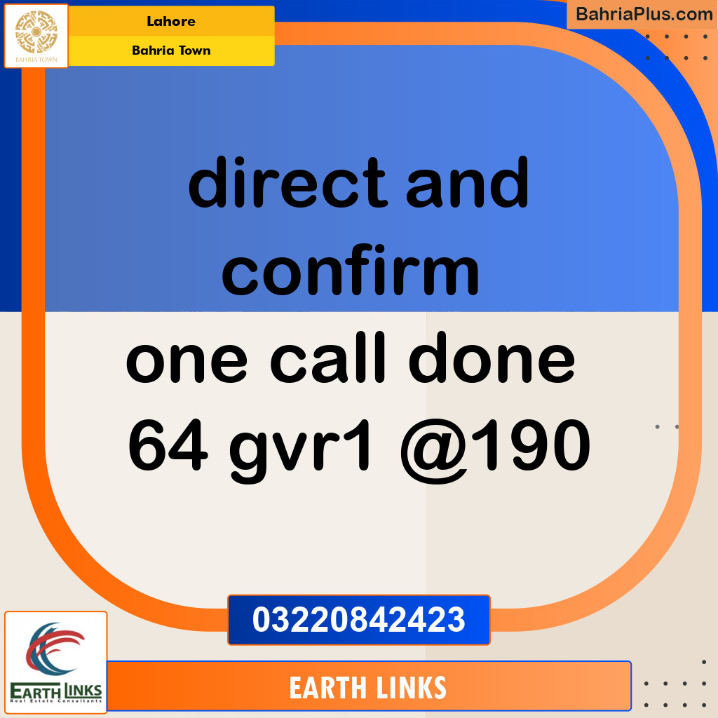 Residential Plot for Sale in Golf Phase 1 -  Bahria Town, Lahore - (BP-159037)