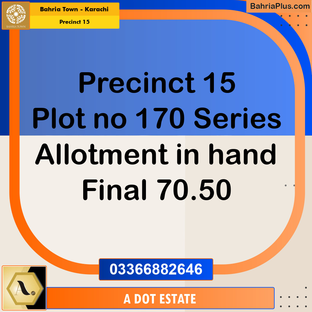 125 Sq. Yards Residential Plot for Sale in Precinct 15 -  Bahria Town, Karachi - (BP-159984)