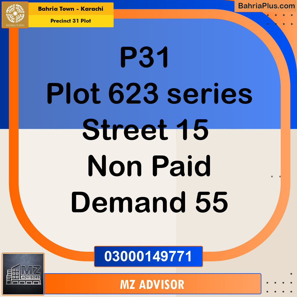 Residential Plot for Sale in Precinct 31 Plot -  Bahria Town, Karachi - (BP-160808)
