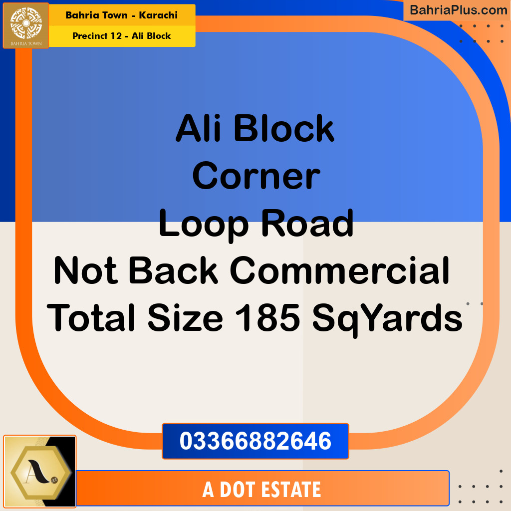 125 Sq. Yards Residential Plot for Sale in Precinct 12 - Ali Block -  Bahria Town, Karachi - (BP-160895)