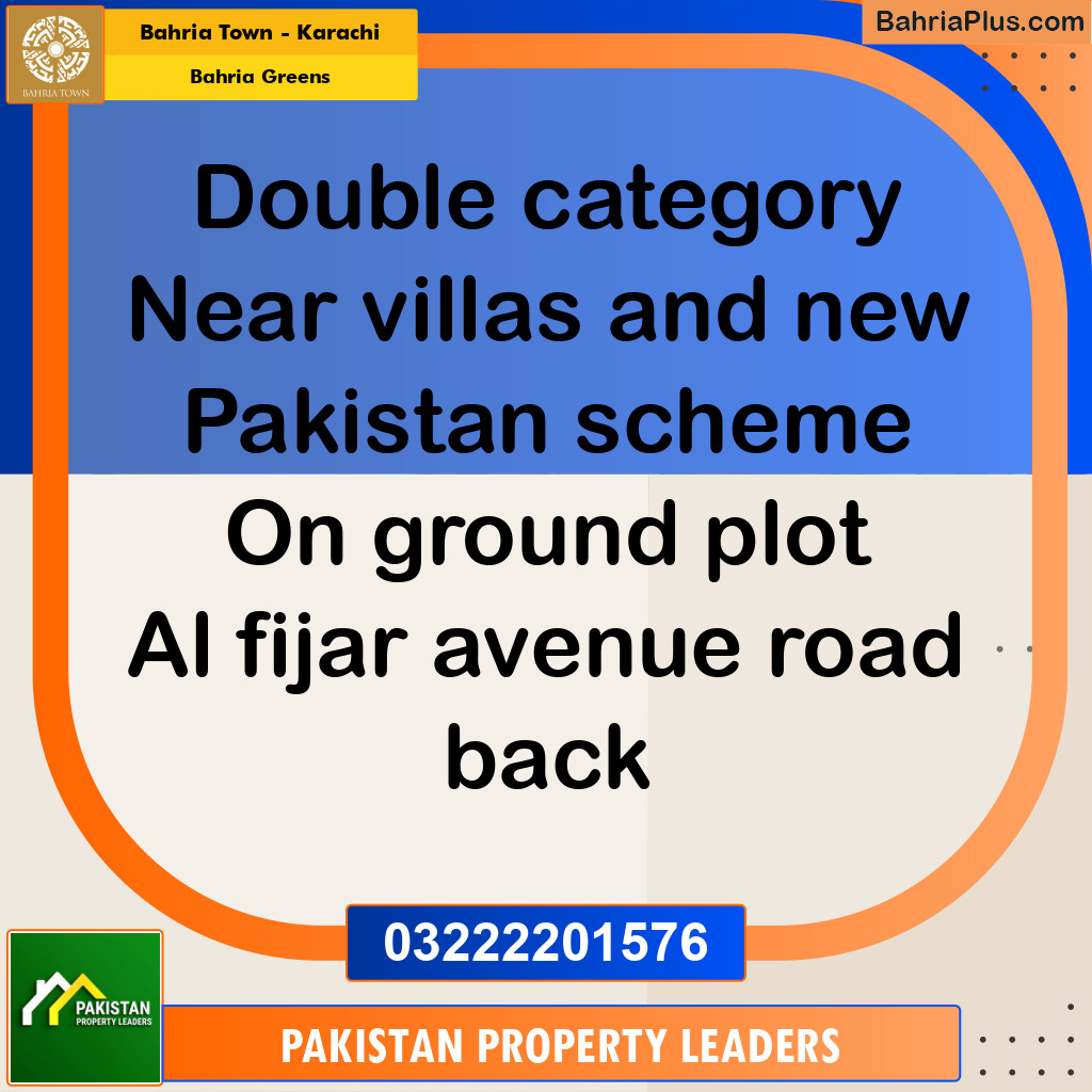 75 Sq. Yards Residential Plot for Sale in Bahria Greens -  Bahria Town, Karachi - (BP-162389)