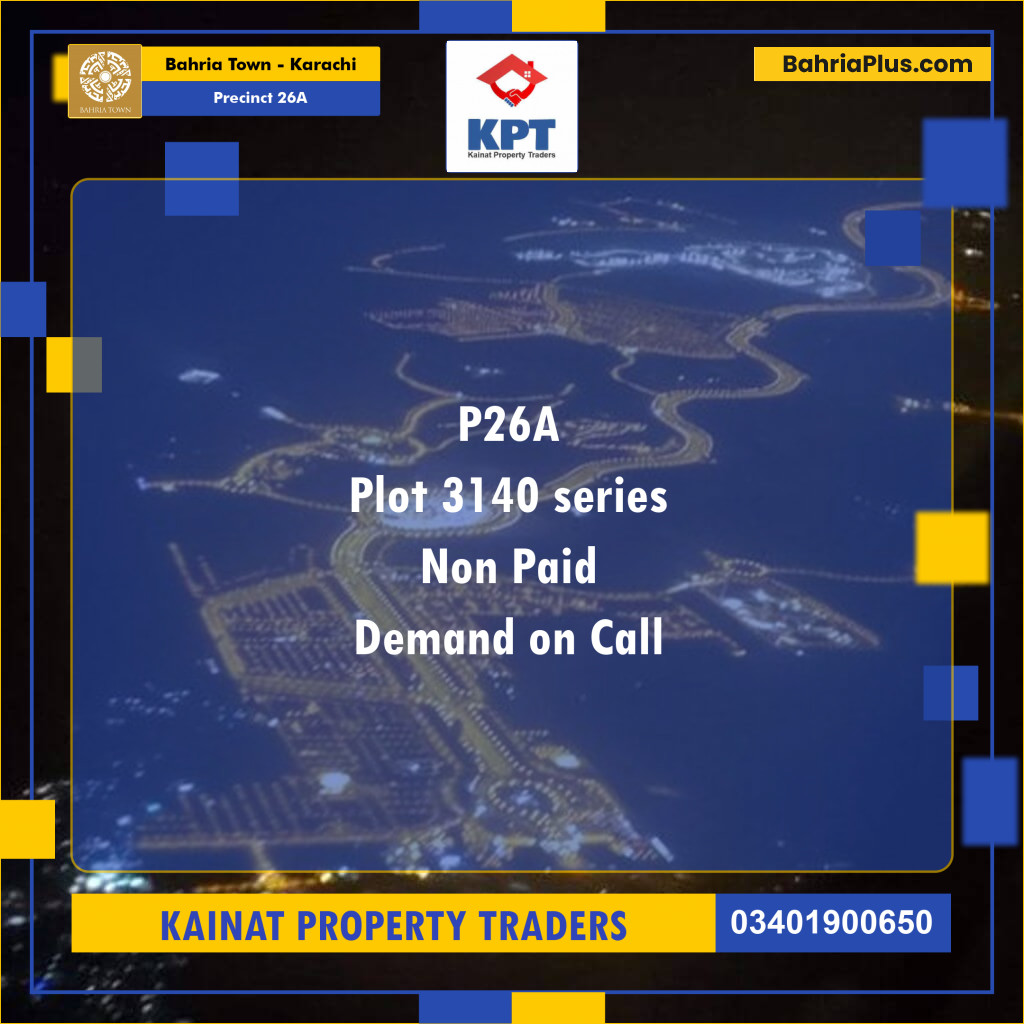 125 Sq. Yards Residential Plot for Sale in Precinct 26A -  Bahria Town, Karachi - (BP-162398)