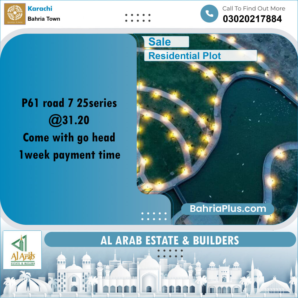 125 Sq. Yards Residential Plot for Sale in Precinct 61 -  Bahria Town, Karachi - (BP-162668)