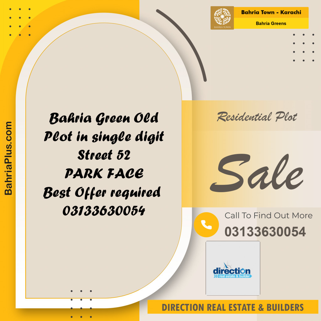 75 Sq. Yards Residential Plot for Sale in Bahria Greens -  Bahria Town, Karachi - (BP-162767)