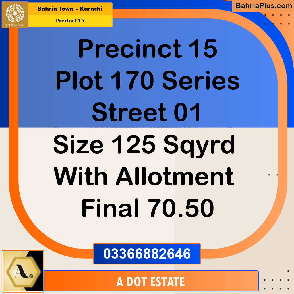 125 Sq. Yards Residential Plot for Sale in Precinct 15 -  Bahria Town, Karachi - (BP-162780)