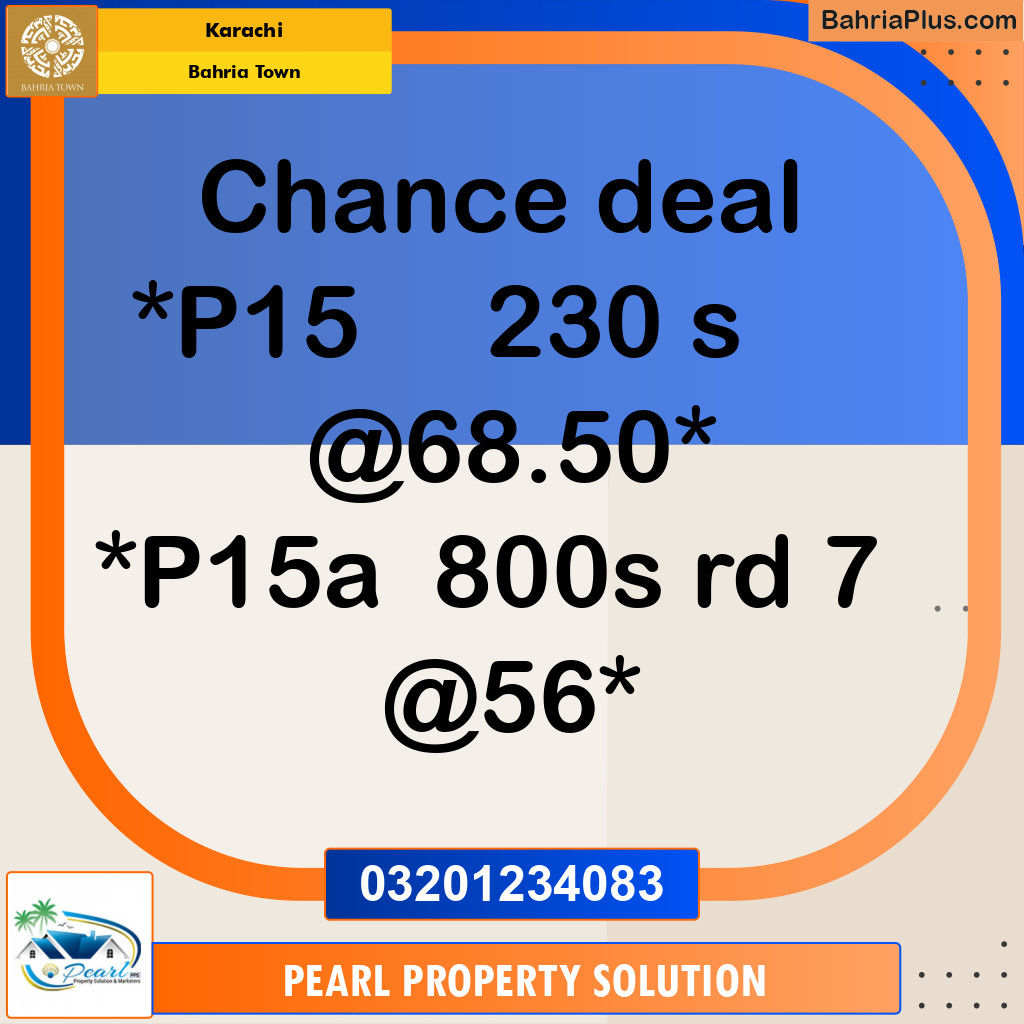 125 Sq. Yards Residential Plot for Sale in Precinct 15 -  Bahria Town, Karachi - (BP-162946)