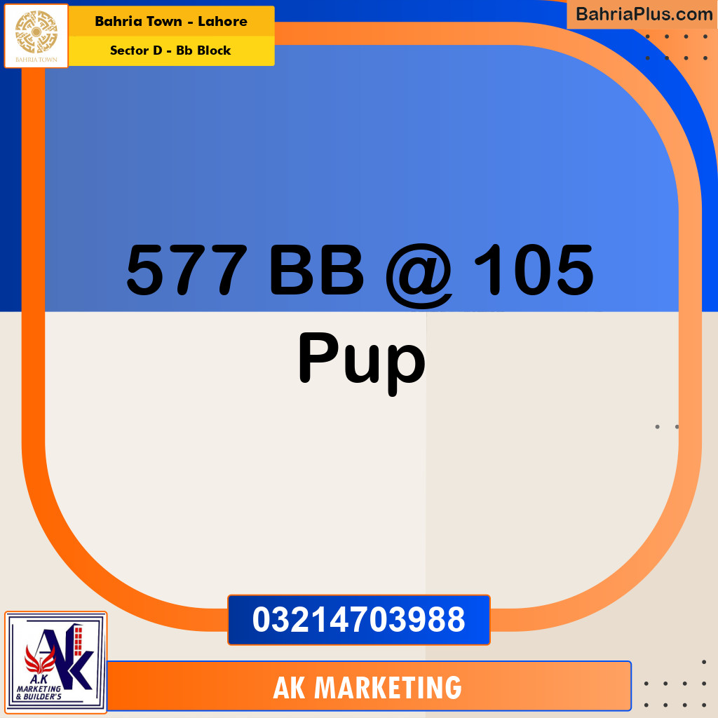 Residential Plot for Sale in Sector D - BB Block -  Bahria Town, Lahore - (BP-162947)