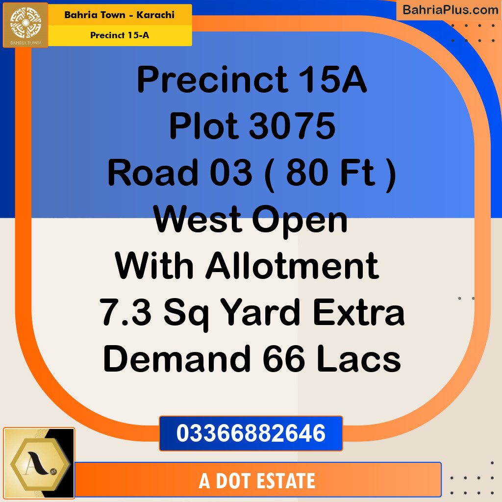 125 Sq. Yards Residential Plot for Sale in Precinct 15-A -  Bahria Town, Karachi - (BP-163295)
