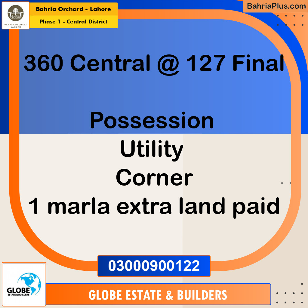 Residential Plot for Sale in Phase 1 - Central District -  Bahria Orchard, Lahore - (BP-163503)