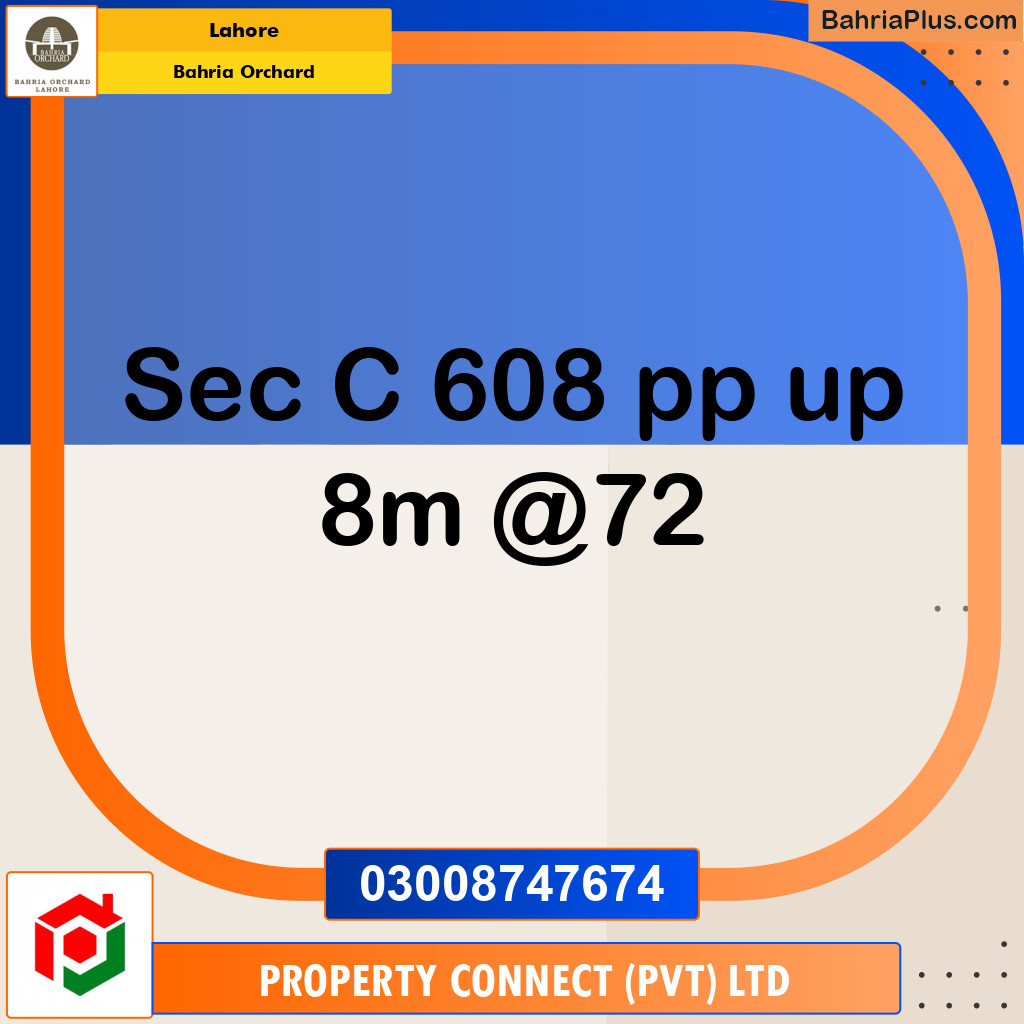 Residential Plot for Sale in Bahria Orchard, Lahore - (BP-163631)