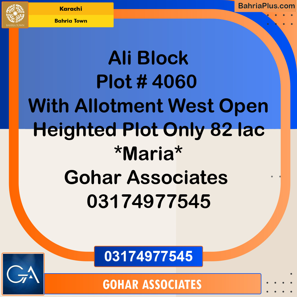 125 Sq. Yards Residential Plot for Sale in Precinct 12 - Ali Block -  Bahria Town, Karachi - (BP-163702)