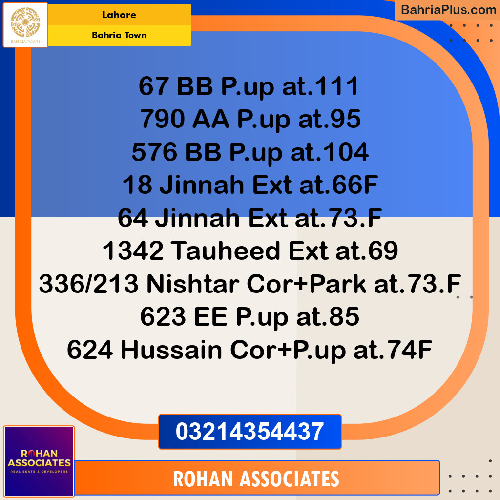 Residential Plot for Sale in Sector D - BB Block - Bahria Town, Lahore - (BP-163798)