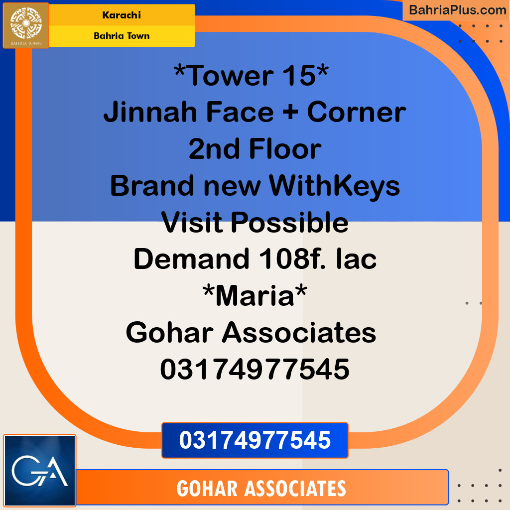 Residential Plot for Sale in Precinct 19 Towers - Bahria Town, Karachi - (BP-163810)
