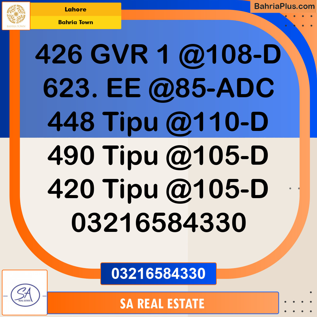Residential Plot for Sale in Golf Phase 1 - Bahria Town, Lahore - (BP-163821)