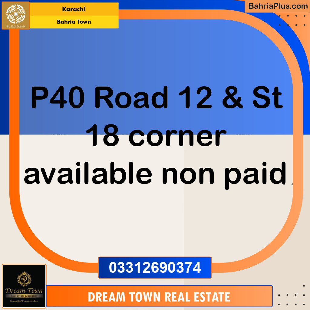 Residential Plot for Sale in Precinct 40 -  Bahria Town, Karachi - (BP-163900)