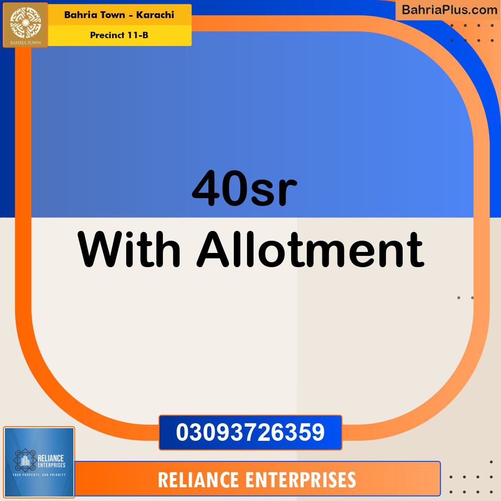 Residential Plot for Sale in Precinct 11-B -  Bahria Town, Karachi - (BP-163948)