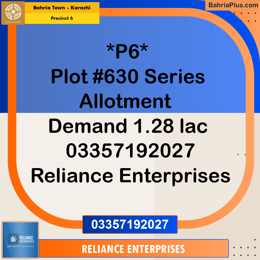 250 Sq. Yards Residential Plot for Sale in Precinct 6 -  Bahria Town, Karachi - (BP-163952)