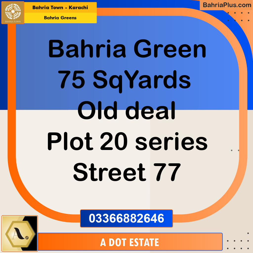 75 Sq. Yards Residential Plot for Sale in Bahria Greens -  Bahria Town, Karachi - (BP-164018)