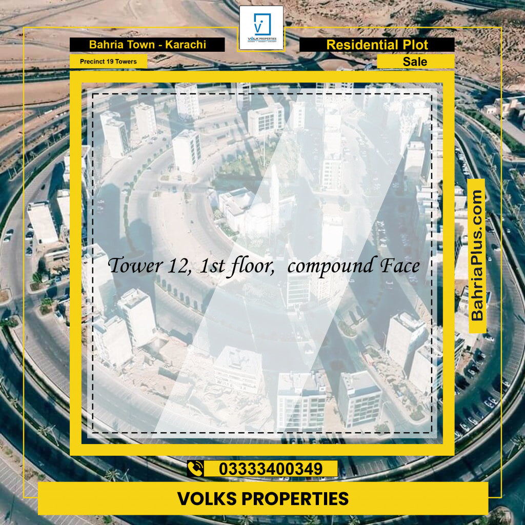 Residential Plot for Sale in Precinct 19 Towers -  Bahria Town, Karachi - (BP-164816)
