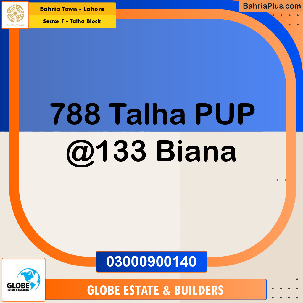 Residential Plot for Sale in Sector F - Talha Block -  Bahria Town, Lahore - (BP-165343)